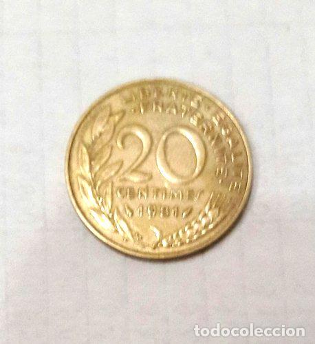 Monedas antiguas de Am&eacute;rica: francia moneda 20 centimes 1961 - Foto 1