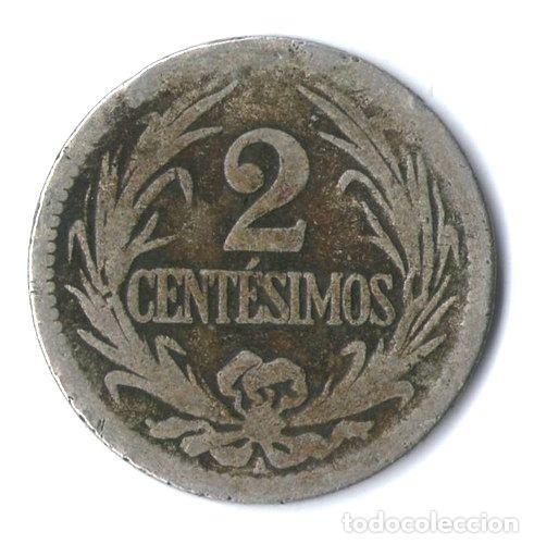 Monedas antiguas de Am&eacute;rica: moneda de uruguay de 2 centesimos 1901 - Foto 1