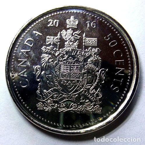 Monedas antiguas de Am&eacute;rica: pcoin canada 50 cent 2016 isabel moneda - Foto 1