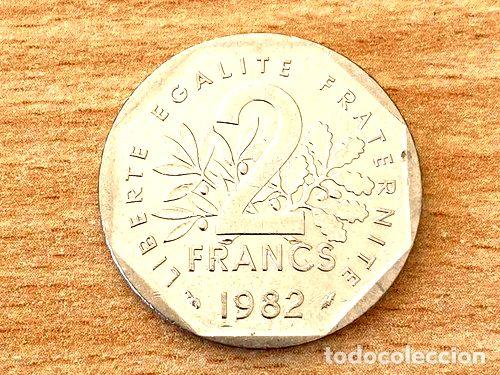 Monedas antiguas de Am&eacute;rica: moneda de 2 francos francia 1982 - Foto 1
