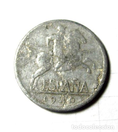 Monedas antiguas de Am&eacute;rica: espana moneda 5 centimos 1940 - Foto 1