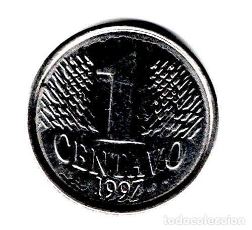 Monedas antiguas de Am&eacute;rica: 1 centavo brasil 1997 - Foto 1