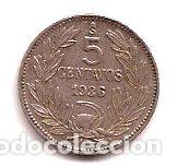 Monedas antiguas de Am&eacute;rica: chile moneda de 5 centavos ano 1936 - Foto 1