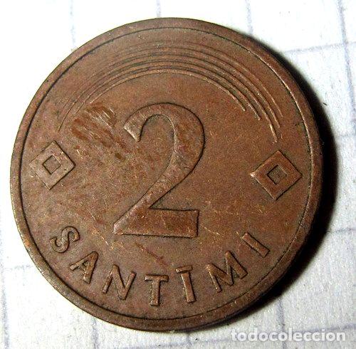 Monedas antiguas de Am&eacute;rica: letonia moneda 2 santimi 1992 - Foto 1