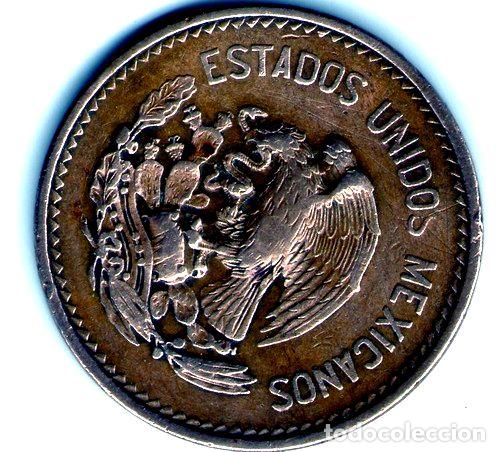 Monedas antiguas de Am&eacute;rica: moneda de mexico 20 centavos 1944 - Foto 1