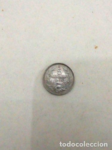 Monedas antiguas de Am&eacute;rica: moneda 5 centavos chile ano 1936 - Foto 1