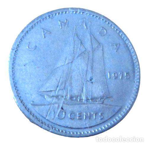Monedas antiguas de Am&eacute;rica: moneda de canada 10 centavos - Foto 1