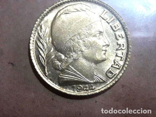 Monedas antiguas de Am&eacute;rica: moneda de argentina de 20 centavos de 1944 - Foto 1
