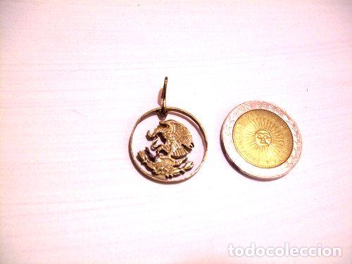Monedas antiguas de Am&eacute;rica: moneda mexico calada a mano - Foto 1