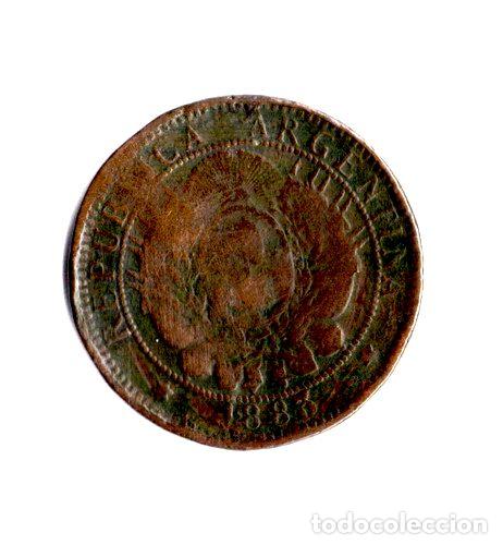 Monedas antiguas de Am&eacute;rica: moneda argentina 2 centavos 1883 - Foto 1
