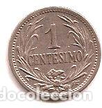 Monedas antiguas de Am&eacute;rica: uruguay moneda de 1 centesimo ano 1909 - Foto 1