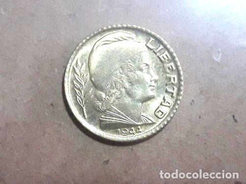 Monedas antiguas de Am&eacute;rica: moneda de argentina de 5 centavos de 1944 c - Foto 1