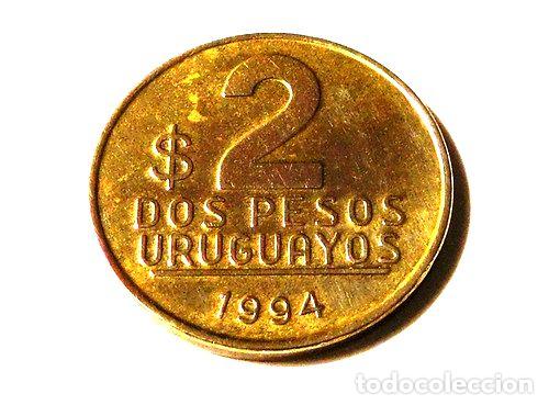 Monedas antiguas de Am&eacute;rica: moneda de 2 uruguay - Foto 1