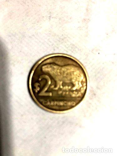 Monedas antiguas de Am&eacute;rica: moneda de 2 pesos uruguay - Foto 1