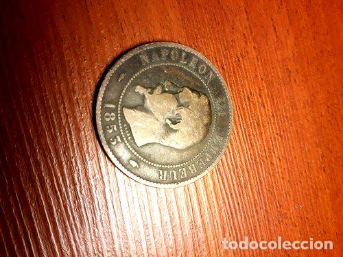 Monedas antiguas de Am&eacute;rica: francia 10 centimes 1853 - Foto 1