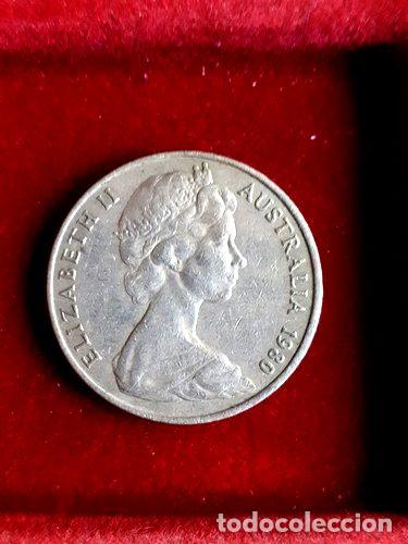 Monedas antiguas de Am&eacute;rica: moneda australia 1980 20 cent - Foto 1