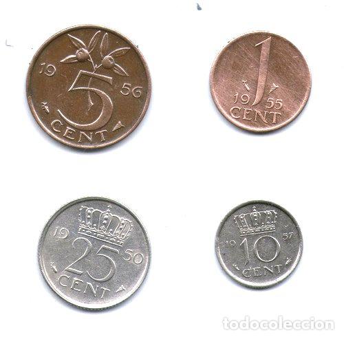 Monedas antiguas de Am&eacute;rica: monedas de holanda 1950 1957 - Foto 1