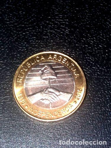 Monedas antiguas de Am&eacute;rica: moneda pesos argentina 2016 error de cuno - Foto 1