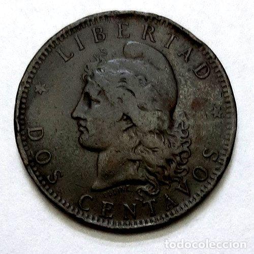 Monedas antiguas de Am&eacute;rica: moneda argentina 2 centavos 1885 - Foto 1