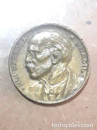 Monedas antiguas de Am&eacute;rica: moneda de brasil de 20 centavos de 1951 - Foto 1