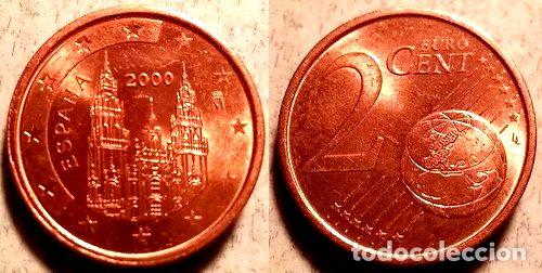 Monedas antiguas de Am&eacute;rica: espana 2 centavos de euro 2000 - Foto 1