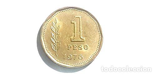 Monedas antiguas de Am&eacute;rica: moneda argentina 1 de 1976 - Foto 1