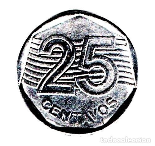 Monedas antiguas de Am&eacute;rica: 25 centavos brasil 1994 - Foto 1