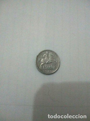 Monedas antiguas de Am&eacute;rica: moneda 5 centavoa espana ano 1945 - Foto 1