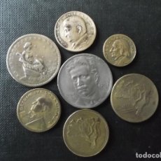 Monedas antiguas de América: CONJUNTO DE 7 MONEDAS AÑOS 50 ESCUDOS DE BRASIL MUY DIFICILES. Lote 245940770