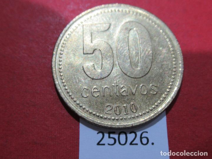 Monedas antiguas de Am&eacute;rica: Argentina 50 c&eacute;ntimos 2010 - Foto 2