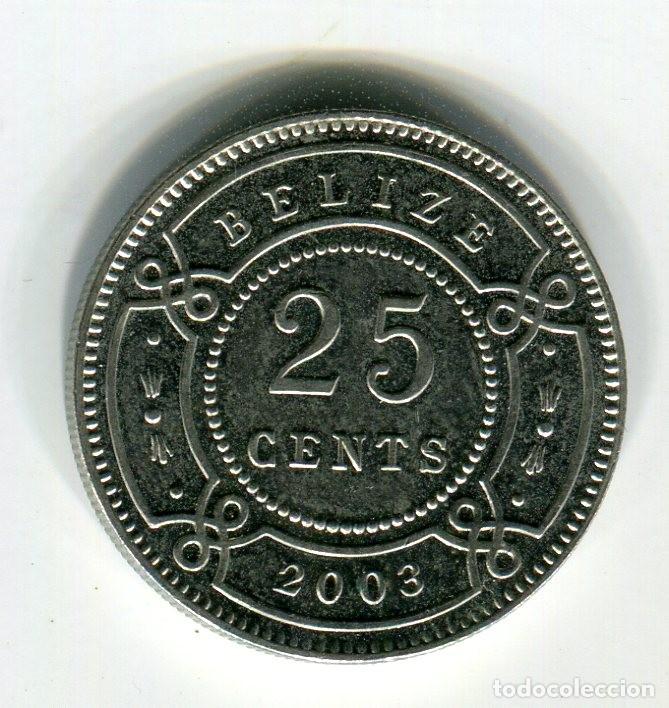 Monedas antiguas de Am&eacute;rica: BELIZE 25 CENTS A&Ntilde;O 2003 S/C - Foto 1