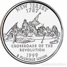 Monedas antiguas de América: QUARTER DOLAR USA 1999 - CECA P - NEW JERSEY - SIN CIRCULAR. Lote 341029323
