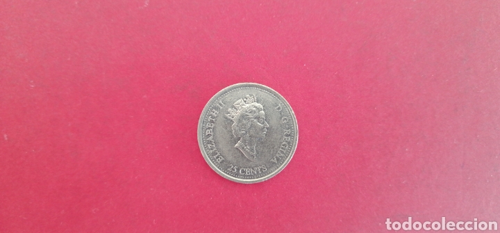 Monedas antiguas de Am&eacute;rica: 25 cents de Canad&aacute; 2000. Creatividad - Foto 2