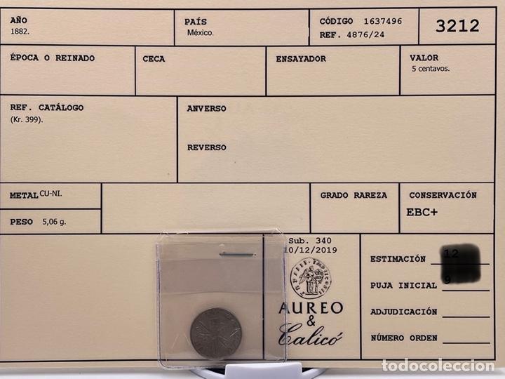 Monedas antiguas de Am&eacute;rica: M&Eacute;XICO 1882 - Foto 3