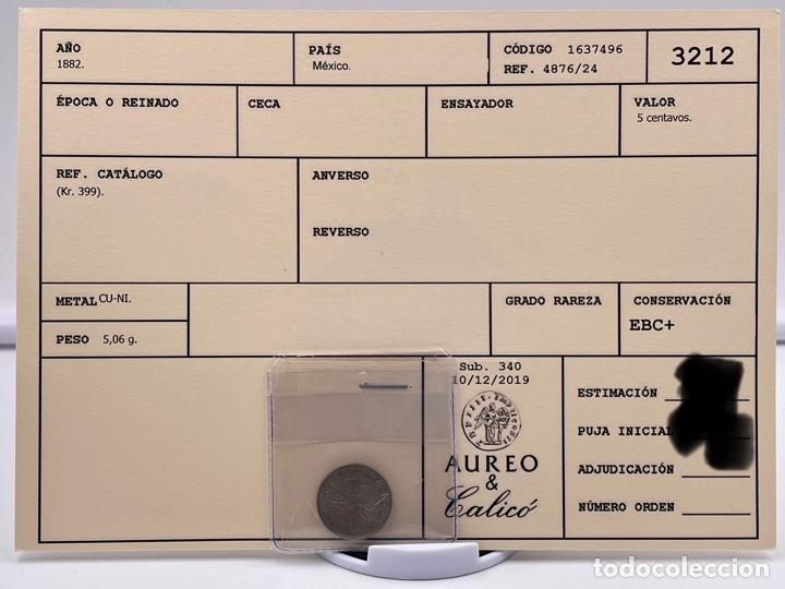 Monedas antiguas de Am&eacute;rica: M&Eacute;XICO 1882 - Foto 4