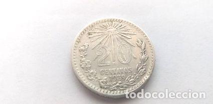 Monedas antiguas de Am&eacute;rica: 20 centavos mexico 1939 - Foto 1