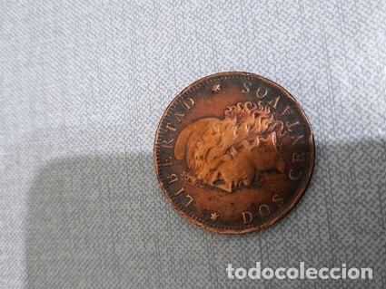 Monedas antiguas de Am&eacute;rica: moneda argentina 2 centavos 1889 - Foto 1