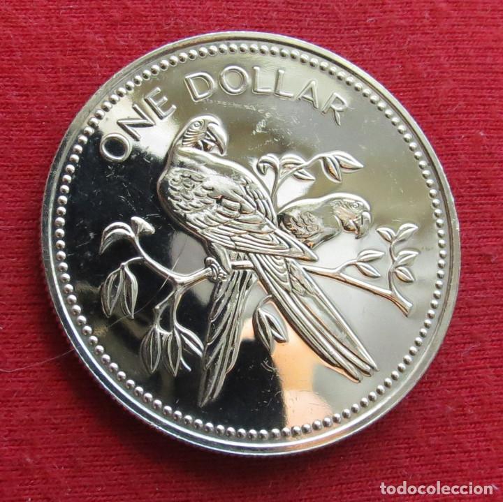 Monedas antiguas de Am&eacute;rica: Belize Belice 1 $ 1978 ave - Foto 1