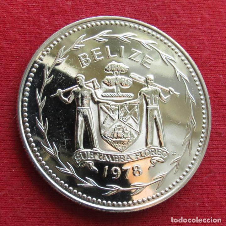 Monedas antiguas de Am&eacute;rica: Belize Belice 1 $ 1978 ave - Foto 2