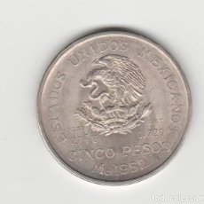 Monedas antiguas de América: MEXICO- 5 PESOS- 1952-PLATA-SC