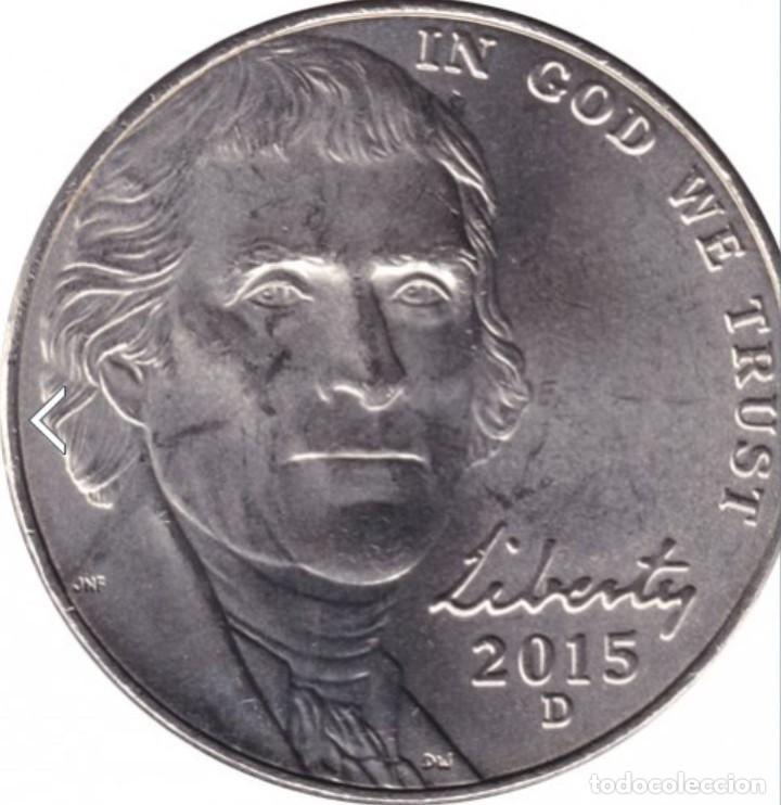 Monedas antiguas de Am&eacute;rica: FIVE CENT DOLAR USA 2015 - CECA D - JEFFERSON - SIN CIRCULAR - Foto 1