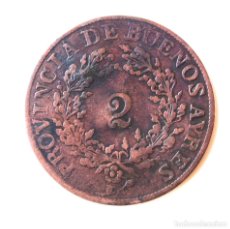 Monedas antiguas de América: 2 REALES BUENOS AIRES 1853. Lote 251834530