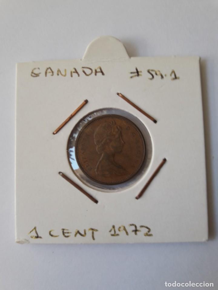 Monedas antiguas de Am&eacute;rica: CANADA 1 CENTAVO 1972 KM#59.1 - Foto 1