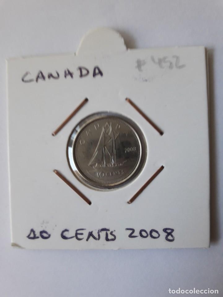 Monedas antiguas de Am&eacute;rica: CANADA 10 CENTAVOS 2008 KM#492 S/C - Foto 1