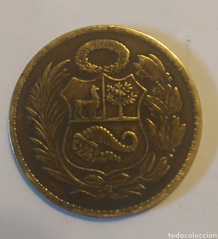 Monedas antiguas de Am&eacute;rica: Moneda un sol peruano 1946 - Foto 2