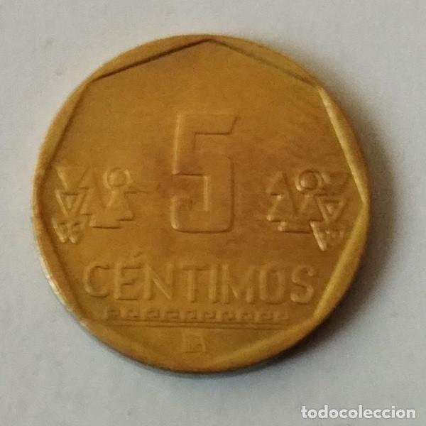 Monedas antiguas de Am&eacute;rica: PERU 5 CENTIMOS 2005 - Foto 2