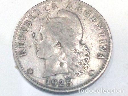Monedas antiguas de Am&eacute;rica: moneda de 20 centavos argentina ano 1925 - Foto 1