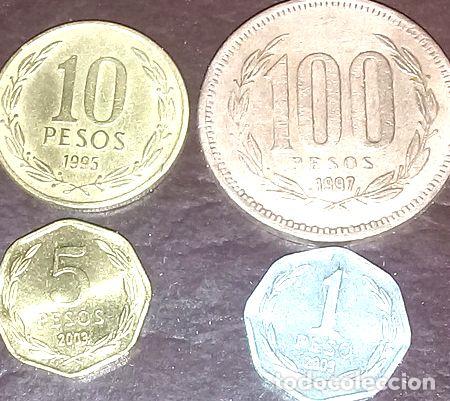 Monedas antiguas de Am&eacute;rica: lote de monedas de chile pesos - Foto 1
