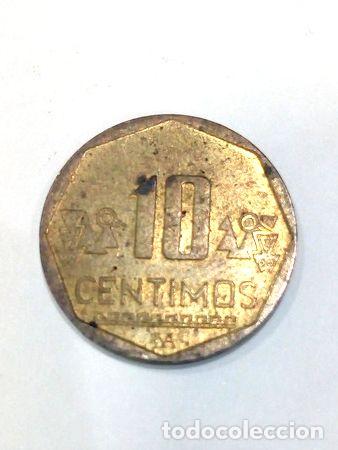 Monedas antiguas de Am&eacute;rica: moneda 10 centimos peru 2011 - Foto 1