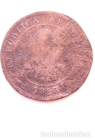 Monedas antiguas de Am&eacute;rica: moneda argentina 1 centavo de 1895 - Foto 1